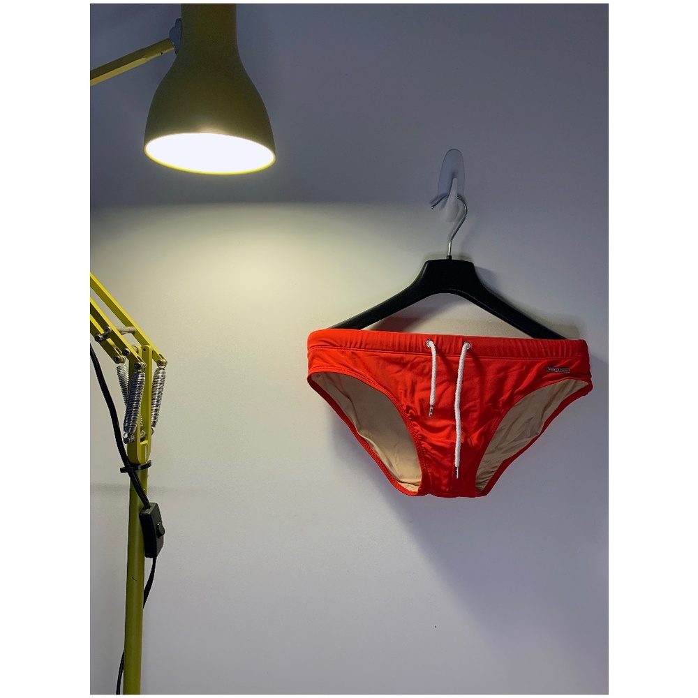 Men's Red Park & Ronen Swim Brief - M